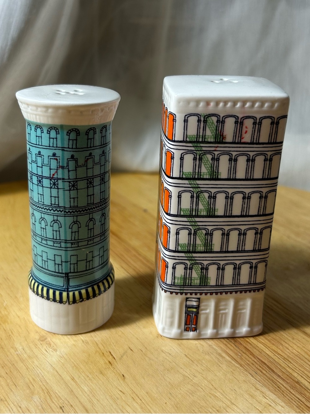 Kate Spade Lenox Architectural Salt & Pepper Shakers | New York City Building